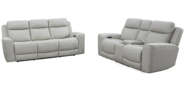Introducing our comfortable and convenient Calgary sofa, designed with relaxation in mind. Calgary features power recline and headrest controls, allowing you to adjust your seating position easily. The over-padded headrests provide extra comfort, and the 