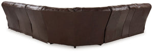  plush cushions and pillow top arms ensure plenty of relaxation. The strikingly modern profile is wrapped in decadently