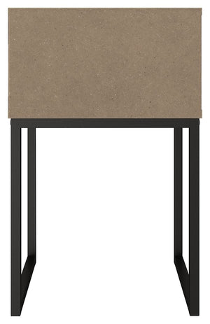Neilsville - Black / Gray - One Drawer Night Stand