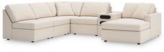 Looking cool and contemporary is great. But when it comes down to it, youâ€™re all about low-maintenance lounging. With the performance fabric on this sectional with chaise, cleaning spills is a breeze. Its customizable modular design caters to your ever-