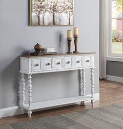 KD Rectangular Accent Table w/2 Drawers Table Top Thickness: 18 mm Wooden Side Glide 3/4 Extension Drawer Glide DT French Front<br/><br/><b>Product Features</b><ul><li>KD</li><li>2 Storage Drawers</li><li>Wooden Side Glide</li><li>3/4 Extension Drawer Gli