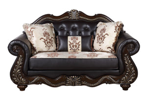  offering both beauty and durability for any refined living space. Constructed from solid pine with premium polyurethane carvings