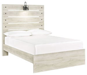 Cambeck - Whitewash - Full Panel Bed