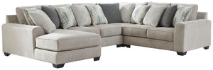  this decidedly contemporary sectional is dressed to impress with wedge-cut track armrests and box cushions for a minimalist chic aesthetic. Mu
