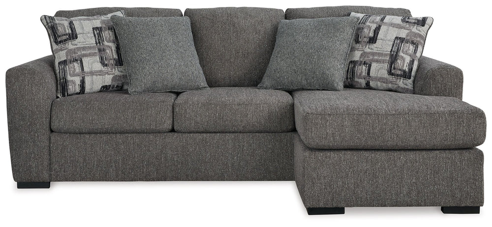 Contemporary in scale and silhouette, this sofa chaise embodies curated comfort. An impressive width provides ample room to spread out without compromising on style. Kick back with family and friends for the latest streaming hit or big gameâ€”with this so