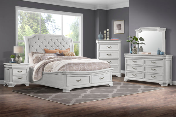  a testament to enduring craftsmanship and timeless style. This set includes a stunning bed