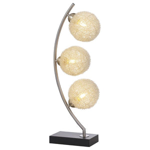  modern look complete with a vertical arc frame in a chrome finish. The arc hosts t