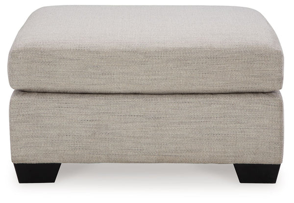  this ottoman invites you to say hello to approachable