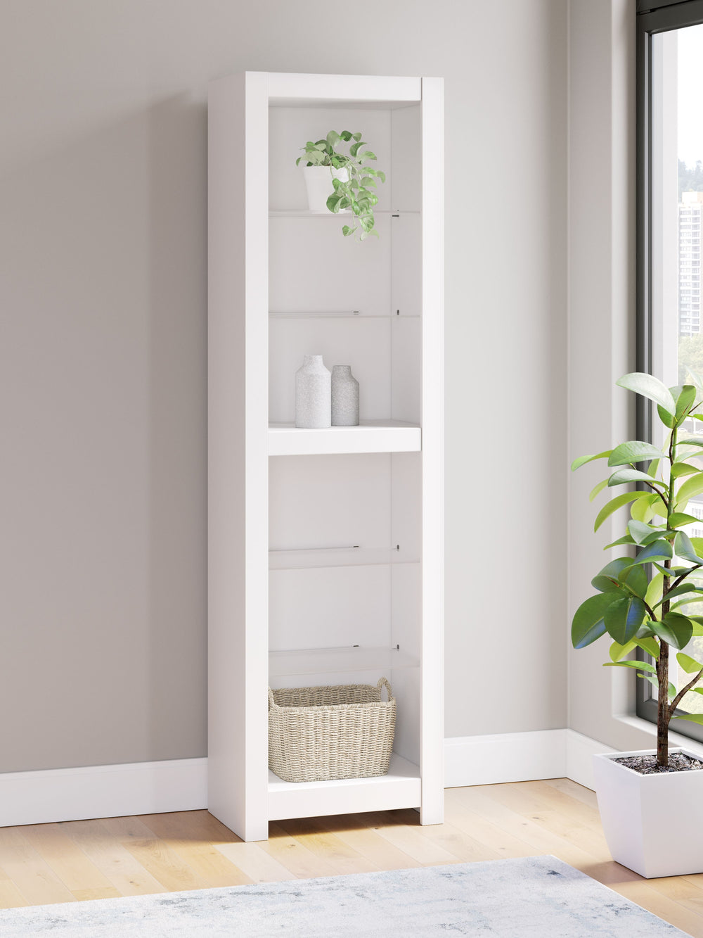 This pier is made with engineered wood (MDF/particleboard/plywood) and decorative laminate. Pairs with other items in the series to make an entertainment center.<br><br><b>Additional Dimensions</b><br><ul><li>Media opening (2): 0-"</li></ul><br/><br/><b>P
