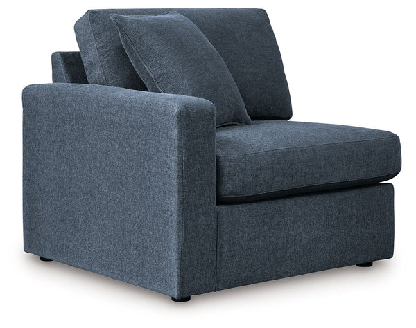 This left-arm facing corner chair is made with Next-Gen Nuvellaâ„¢ (polyester) fade-resistant, washable fabric. Fully finished on all sides, it pairs with other items in the series to make a modular sectional.<br><br><b>Additional Dimensions</b><br><ul><l