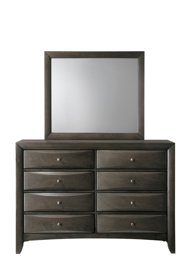 Emily - Queen 4 Piece Bedroom Set - Gray