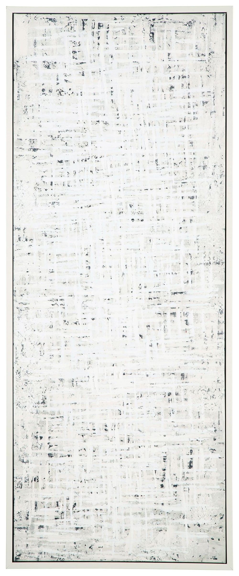 Restrained and refined in design, this wall art offers a new take on neutral. The textural appeal of the abstract piece elevates your decor and creates a curated look worth celebrating. And with four ways to hang it, you have endless options when it comes