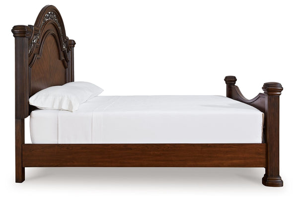 Lavinton - Brown - King Poster Bed