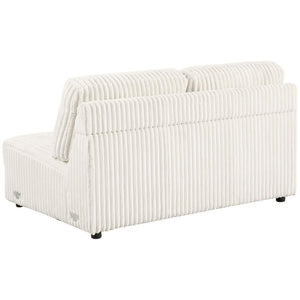 Emberson - Upholstered Armless Loveseat - Ivory