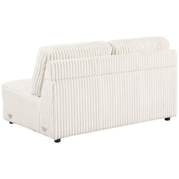 Emberson - Upholstered Armless Loveseat - Ivory
