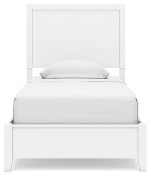 Binterglen - White - Twin Panel Bed