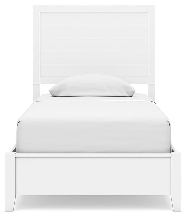 Binterglen - White - Twin Panel Bed
