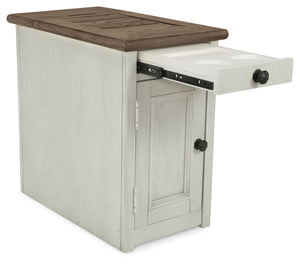 Bolanburg - White / Brown / Beige - Chair Side End Table - Door