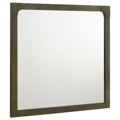 Complete your dresser with this elegant mirror, designed to enhance the overall look of your bedroom. The dark cocoa finish complements the transitional design, while the sturdy construction ensures durability. This mirror adds a touch of sophistication t