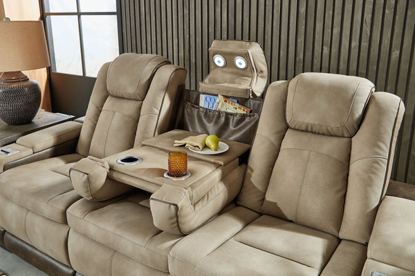 Next-Gen DuraPella - Sand - 3 Pc. - Power Sofa