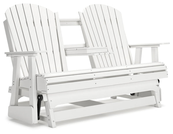 Hyland Wave - White - Glider Loveseat