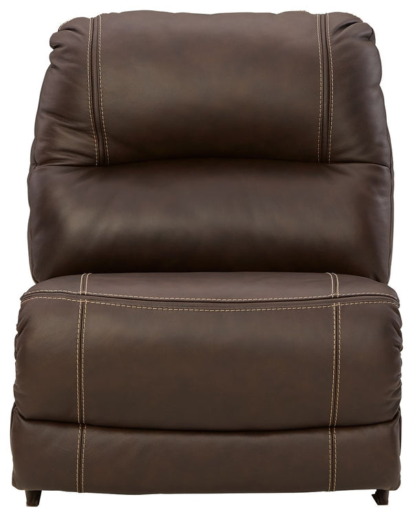 Dunleith - Chocolate - Armless Chair