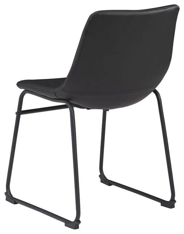 Centiar - Black - Dining UPH Side Chair (Set of 2)