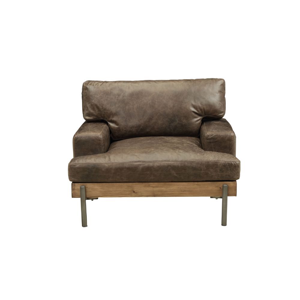 Rugged beauty and city style: the Silchester Collection combines wood, metal, and leather in sleek silhouettes that offer contemporary chic without sacrificing comfort. Silchester-'s deep chocolate top grain leather upholstery is distressed for one-of-a-k