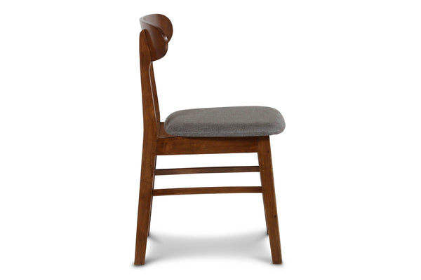  dark gray 100% polyester foam cushions provide comfortable seating. A perfect accent chai