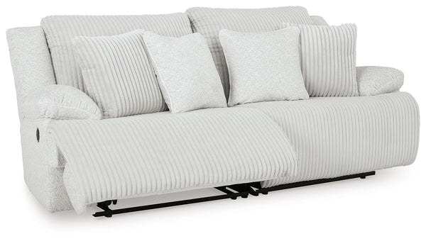 Top Tier - Alloy - 2-Piece Reclining Sectional Loveseat