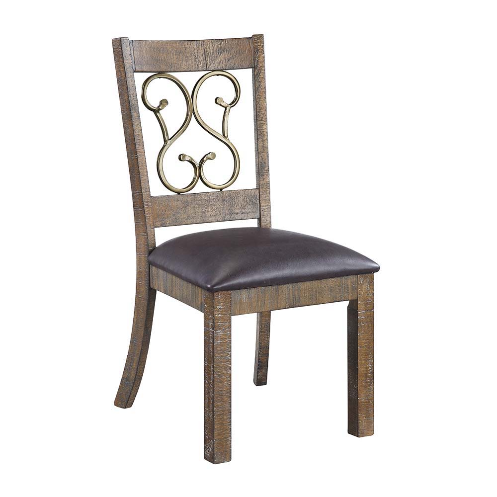 The dining table is where the greatest memories are formed. Gather friends and family around the Raphaela dining table in weathered cherry. Its ample tabletop will seat your guests comfortably, which makes it great for hosting dinner parties. The double p
