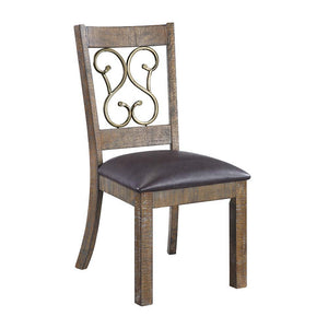 The dining table is where the greatest memories are formed. Gather friends and family around the Raphaela dining table in weathered cherry. Its ample tabletop will seat your guests comfortably, which makes it great for hosting dinner parties. The double p