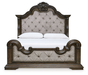 Maylee - Dark Brown - California King Upholstered Bed