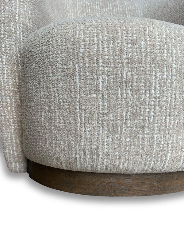 Tatum - Swivel Accent Chair (Set of 2) - Sand Dollar