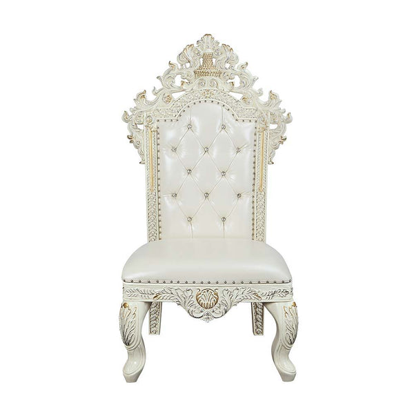  the Adara dining table is designed after the elaborate Rococo style. The single pedestal base is elaborate and commands the attention of everyone. Leave guests stunned with its beauty. Floral and leaf motives make up the c