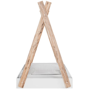 Piperton - Brown / White - Twin Tent Complete Bed in Box