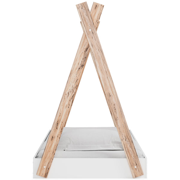 Piperton - Brown / White - Twin Tent Complete Bed in Box