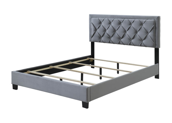 Danzy - King Bed - Pearl Silver