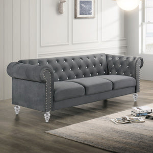 Emma Crystal - Sofa - Gray