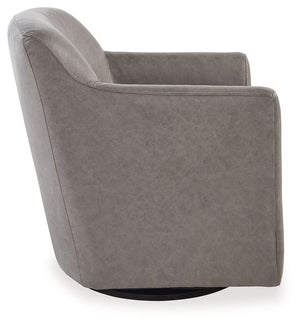 Bradney - Fossil - Swivel Accent Chair