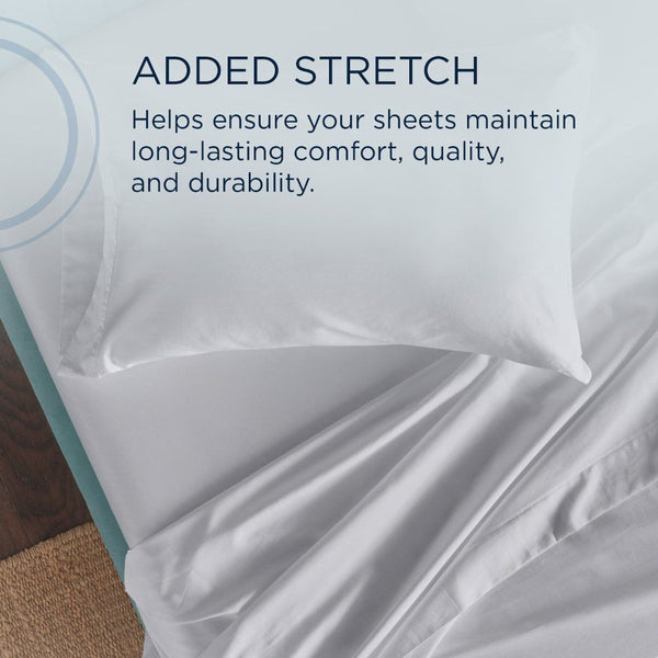 Linens - Tempur Classic Cotton Sheet Set - Cool Gray - King