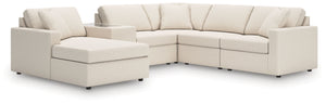 Looking cool and contemporary is great. But when it comes down to it, youâ€™re all about low-maintenance lounging. With the performance fabric on this sectional with console, cleaning spills is a breeze. Its customizable modular design caters to your ever
