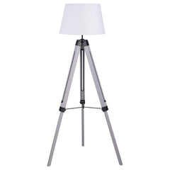 Go modern as you supply ambient lighting in a home office or living space, choosing the Dayton floor lamp to begin a cool look of both studio and contemporary attitudes. This tripod style lamp is perfect for retro design schemes and for upbeat modern sett