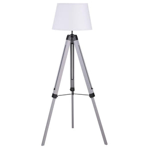 Go modern as you supply ambient lighting in a home office or living space, choosing the Dayton floor lamp to begin a cool look of both studio and contemporary attitudes. This tripod style lamp is perfect for retro design schemes and for upbeat modern sett