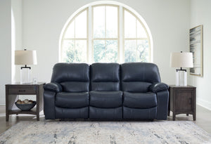  expertly matched leather and faux leather upholstery keeps your style up to speed without breaking the bank. Reclining with th