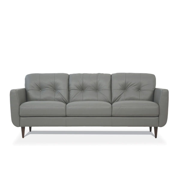 Radwan - Sofa - Pesto Green Leather