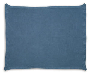  its soothing blue hue pairs with a variety of decor. Whether this throw is at the foot of the bed or on the arm of your favorite chair
