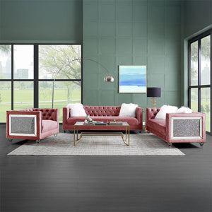 HeiberoII - Chair - Pink Velvet