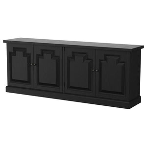  it features a beautifully planked top that enhances its rustic charm. Raised panel doors lend a 