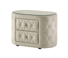 Discover the pinnacle of luxurious comfort and innovative design with our premium night stand, a true centerpiece to any modern bedroom sanctuary. Elegantly crafted with a plush, tufted upholstery, this night stand combines sophisticated style with unpara